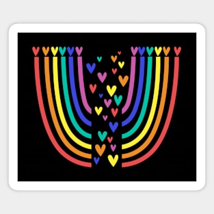 PRIDE Love Fountain Magnet